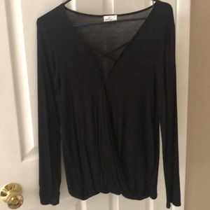 Long sleeve black shirt